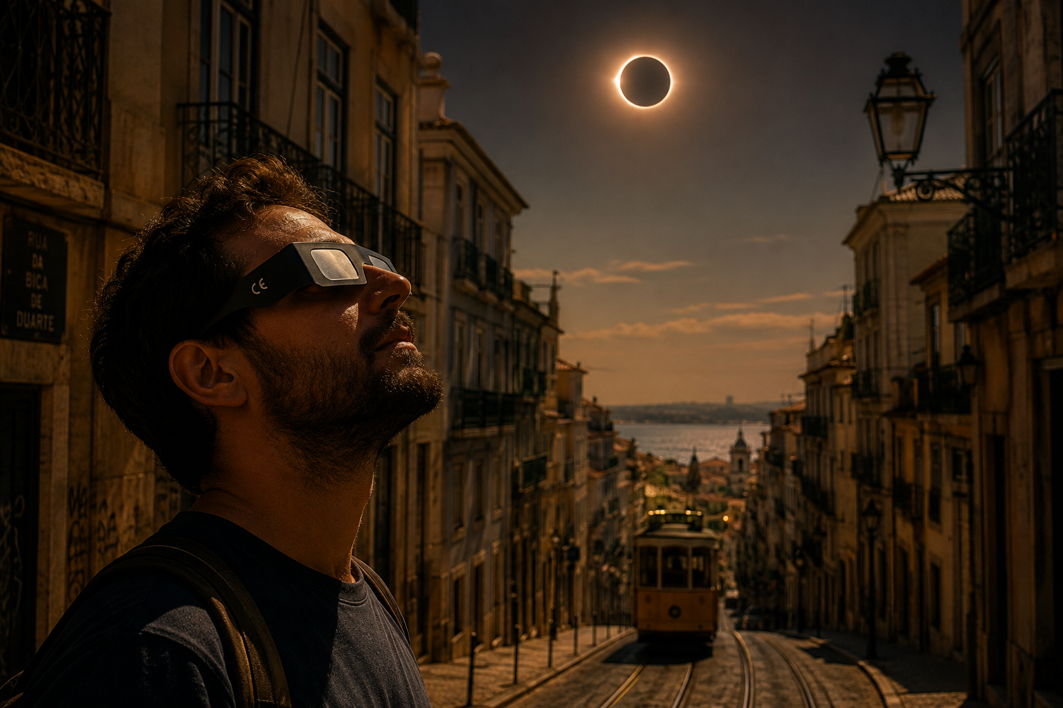 Eclipse Solar 2026 em Portugal: Horas, Óculos e Como Fotografar
